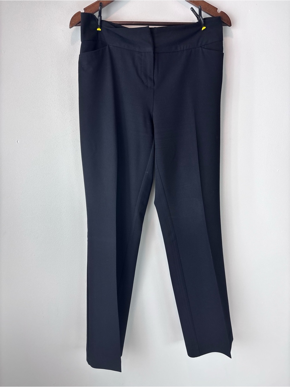 Worthington Black Straight-Leg Dress Pants — Size 10